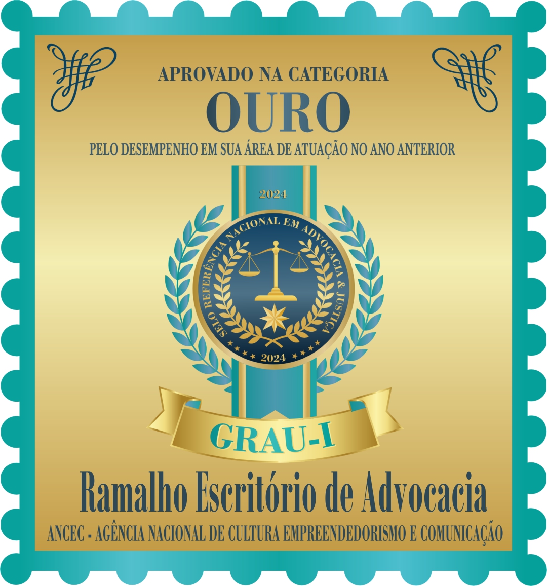 Certificado de qualidade ouro de 2024